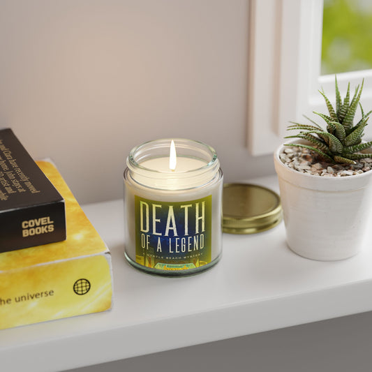 Death of a Legend Scented Candle - Coconut Apricot Wax, 4oz & 9oz