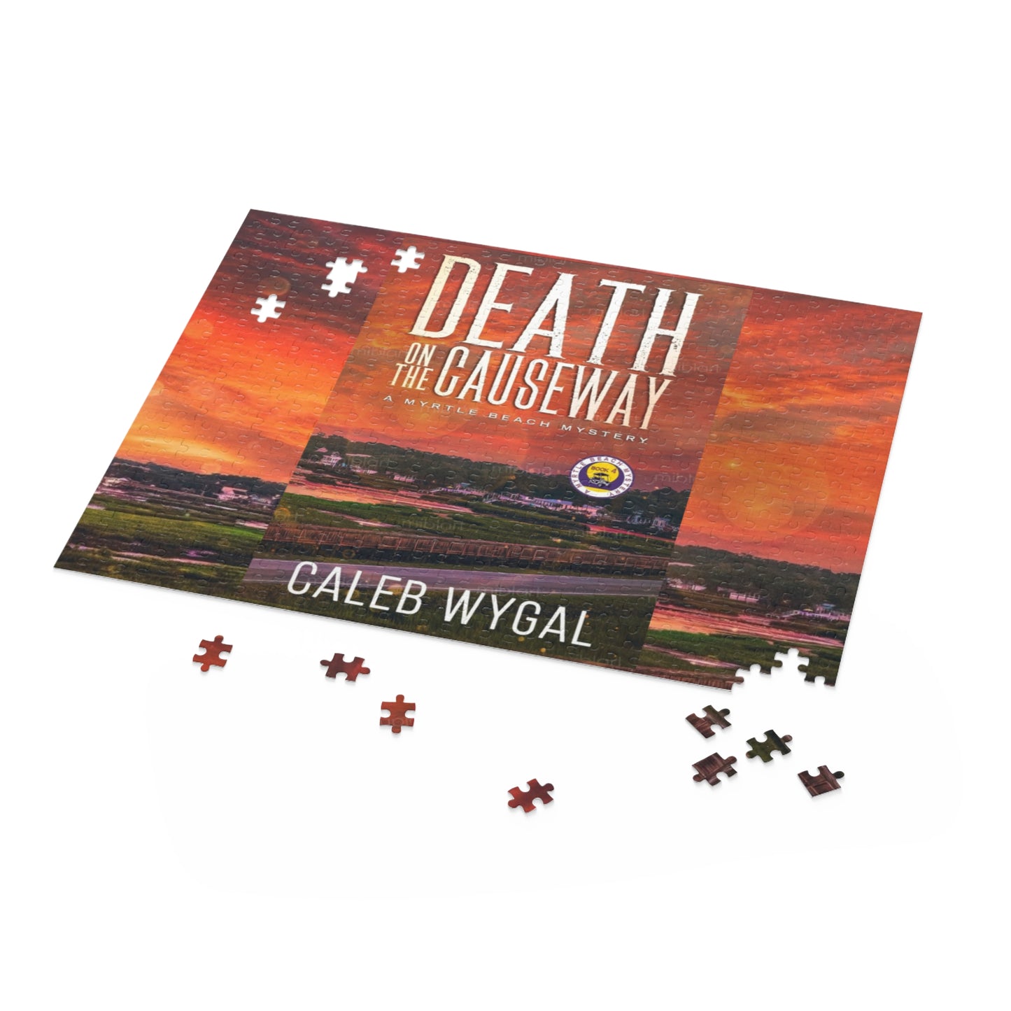 Death on the Causeway Cover Puzzle (120, 252, 500-Piece)