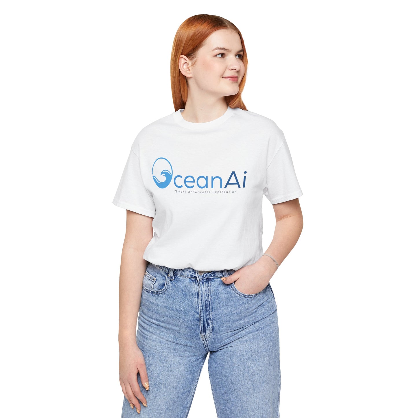 OceanAi Unisex Jersey Tee from Death in Surfside - Casual Wear, Perfect for Beach Days, Gift for Ocean Lovers, Summer Outings, Eco-Friendly Fashion