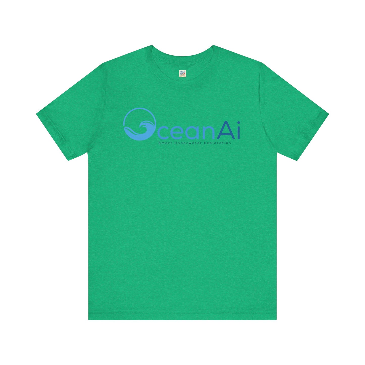 OceanAi Unisex Jersey Tee - Casual Wear, Perfect for Beach Days, Gift for Ocean Lovers, Summer Outings, Eco-Friendly Fashion