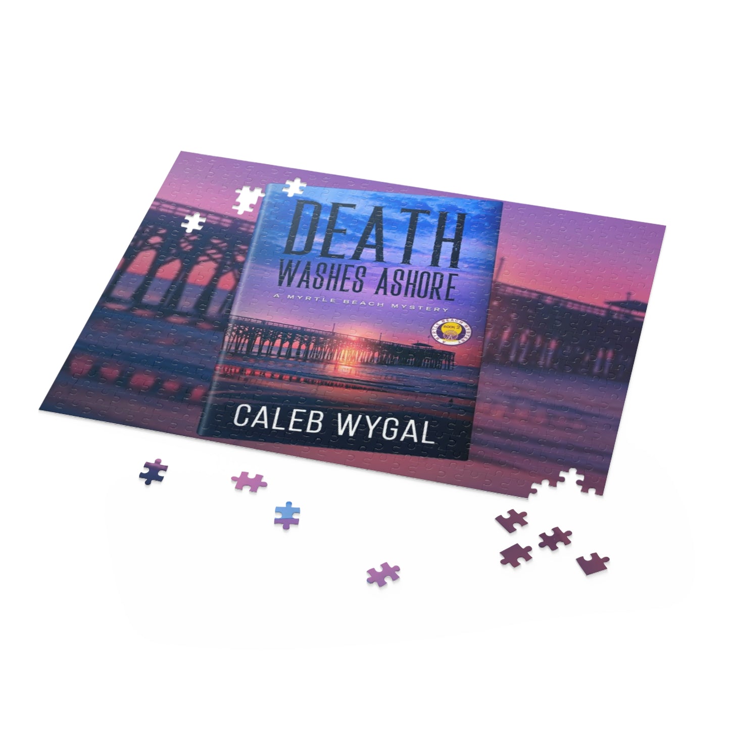 Death Washes Ashore Cover Puzzle (120, 252, 500-Piece)