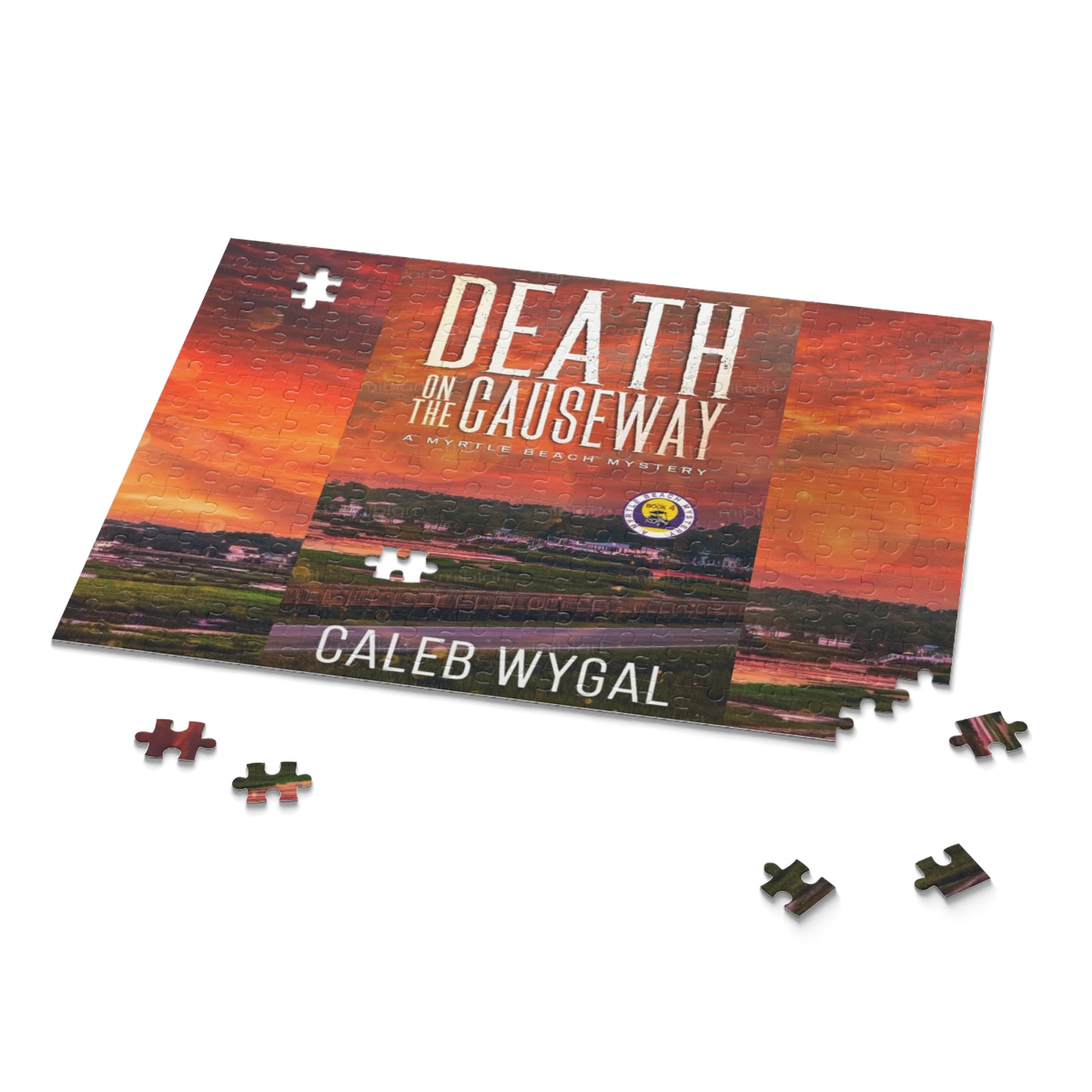 Death on the Causeway Cover Puzzle (120, 252, 500-Piece)