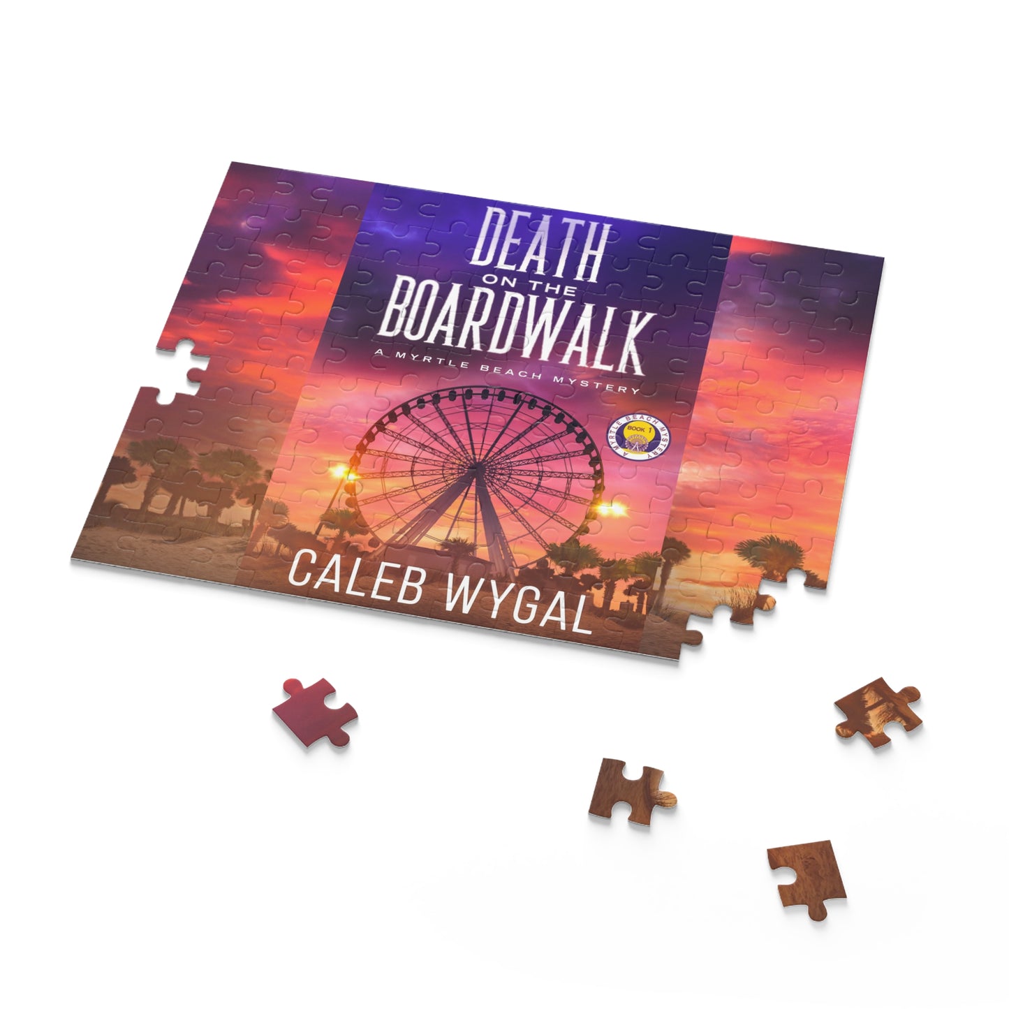 Death on the Boardwalk Cover Puzzle (120, 252, 500-Piece)