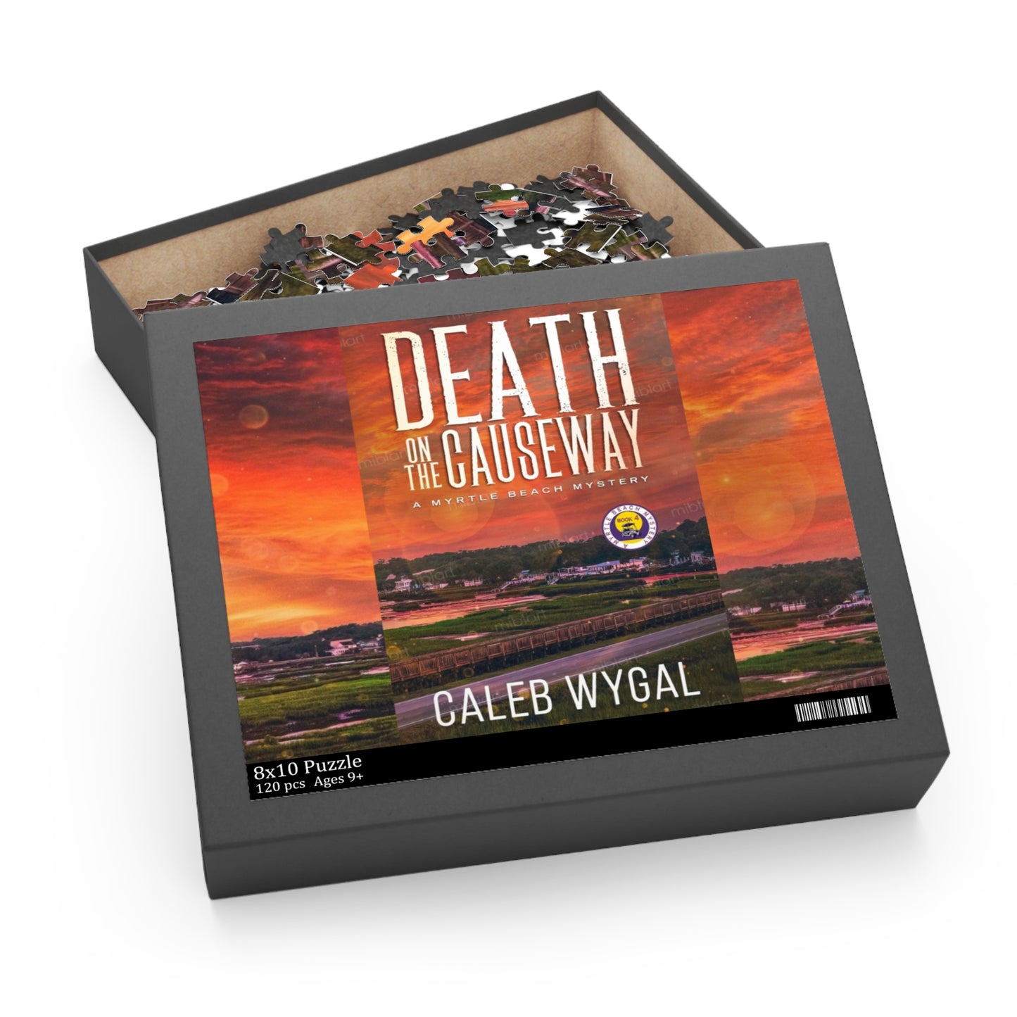 Death on the Causeway Cover Puzzle (120, 252, 500-Piece)