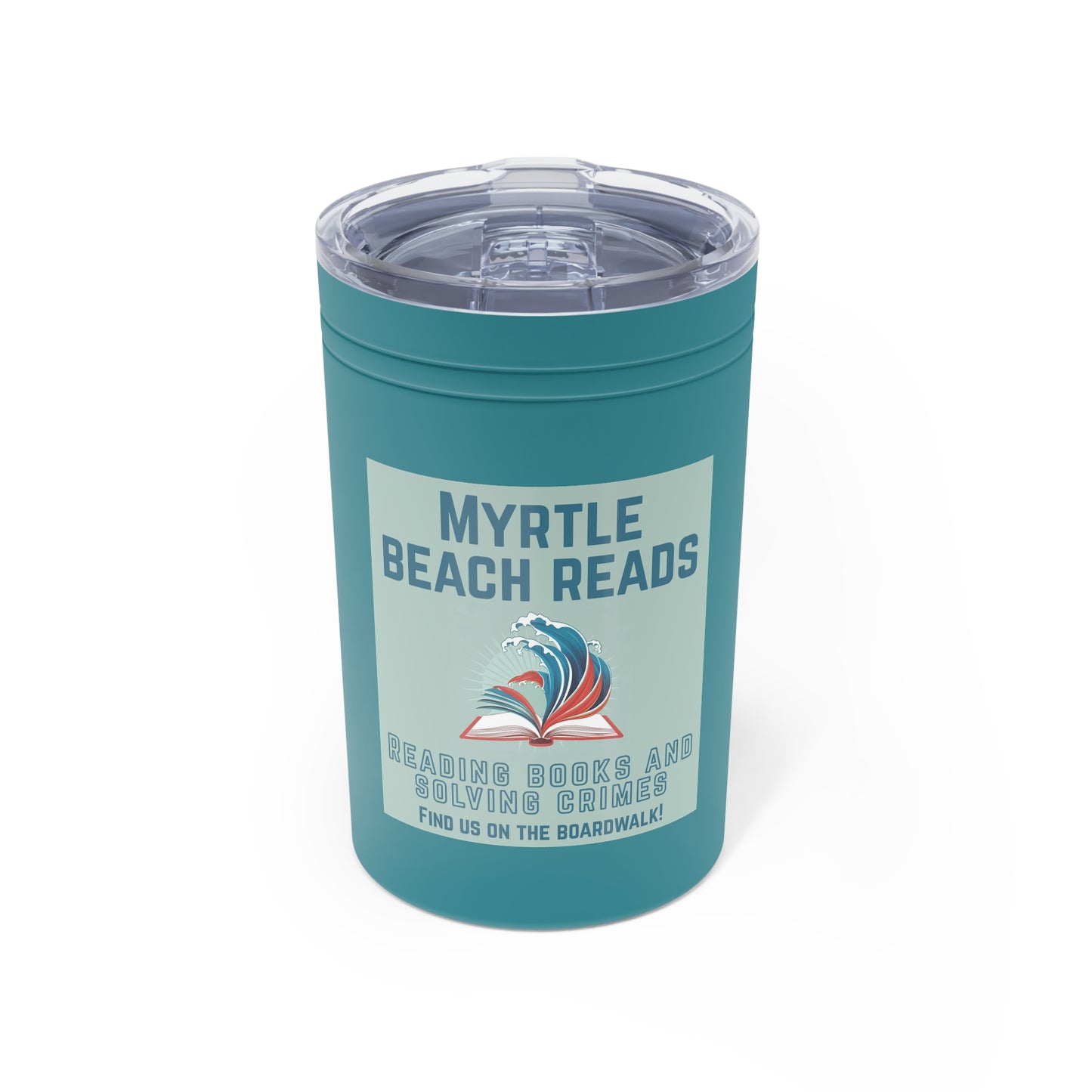 Myrtle Beach Reads Tumbler - Perfect for Book Lovers, Beaches, Reading by the Water, Gifts for Readers, Travel Mug, Summer Vibes
