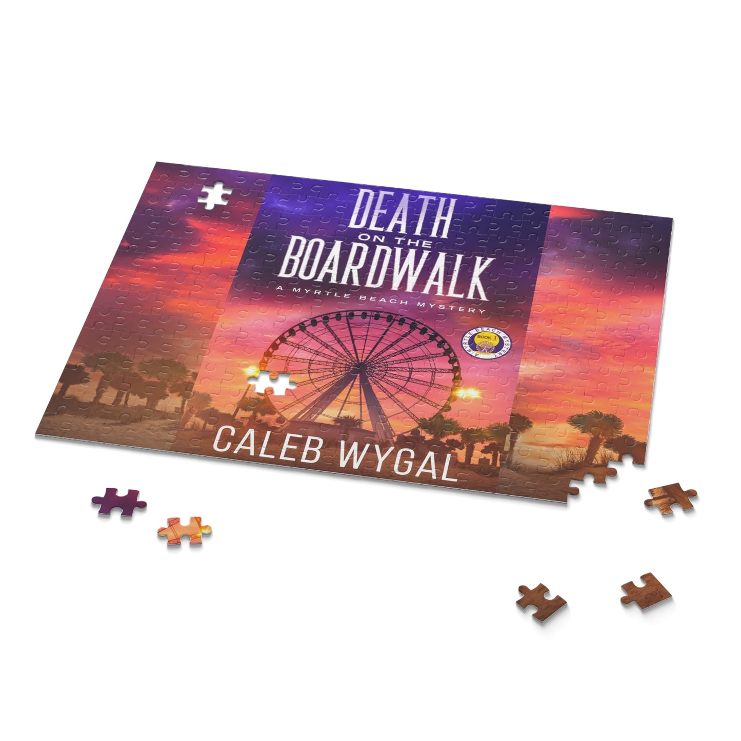 Death on the Boardwalk Cover Puzzle (120, 252, 500-Piece)