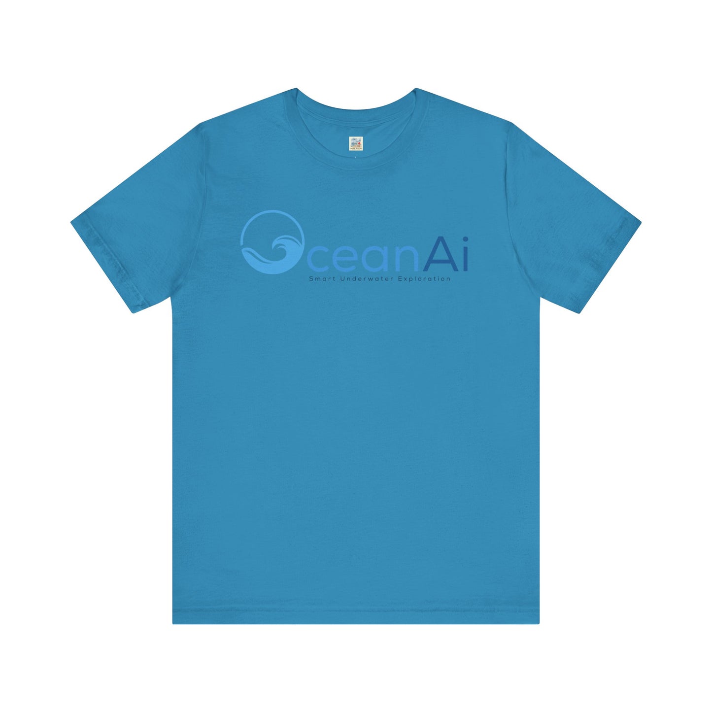 OceanAi Unisex Jersey Tee - Casual Wear, Perfect for Beach Days, Gift for Ocean Lovers, Summer Outings, Eco-Friendly Fashion