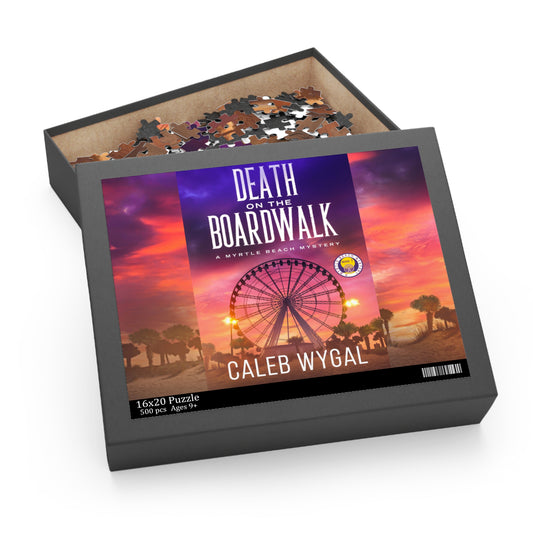 Death on the Boardwalk Cover Puzzle (120, 252, 500-Piece)