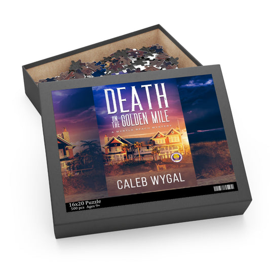 Death on the Golden Mile Cover Puzzle (120, 252, 500-Piece)