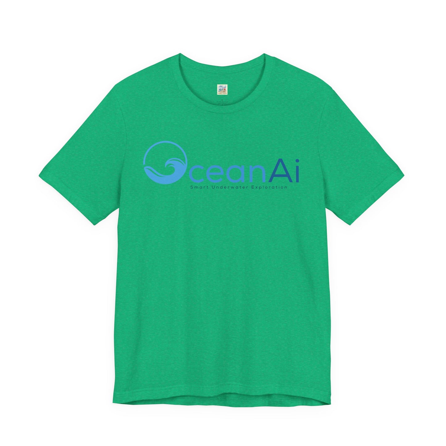 OceanAi Unisex Jersey Tee - Casual Wear, Perfect for Beach Days, Gift for Ocean Lovers, Summer Outings, Eco-Friendly Fashion