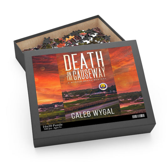 Death on the Causeway Cover Puzzle (120, 252, 500-Piece)