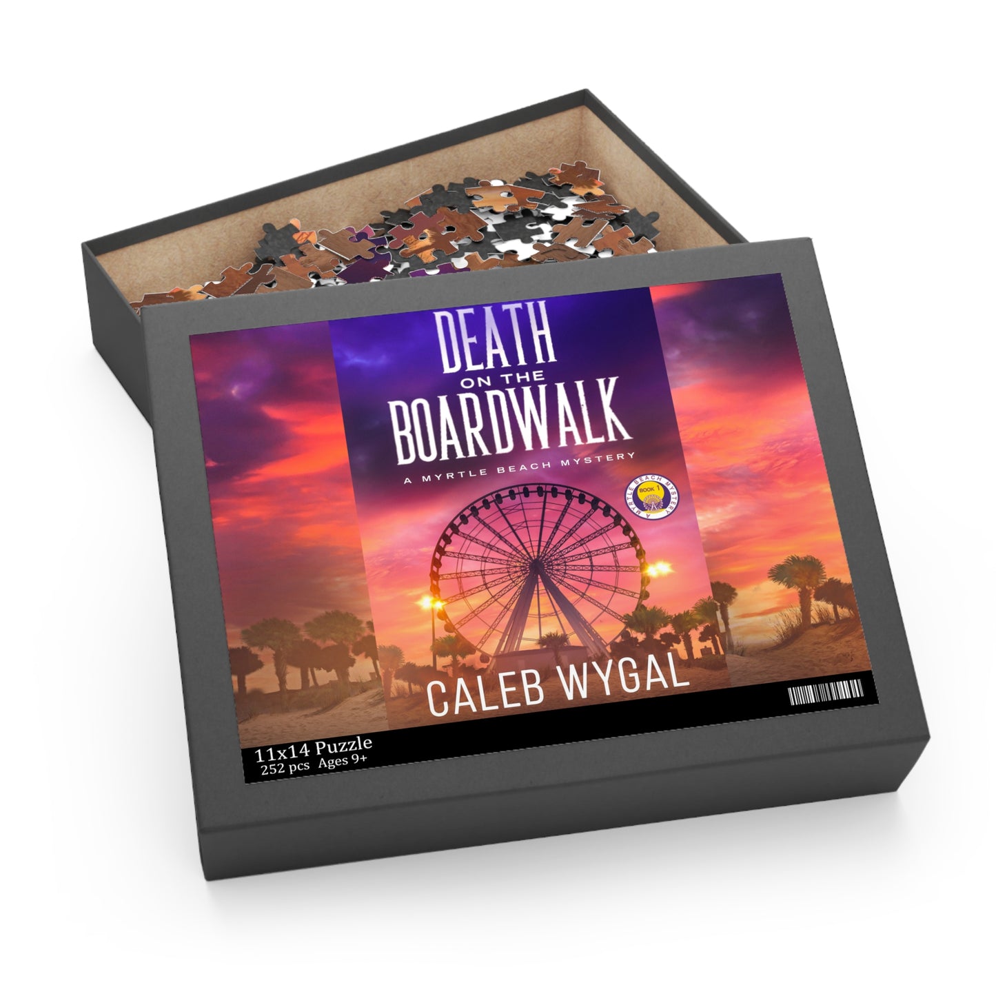 Death on the Boardwalk Cover Puzzle (120, 252, 500-Piece)