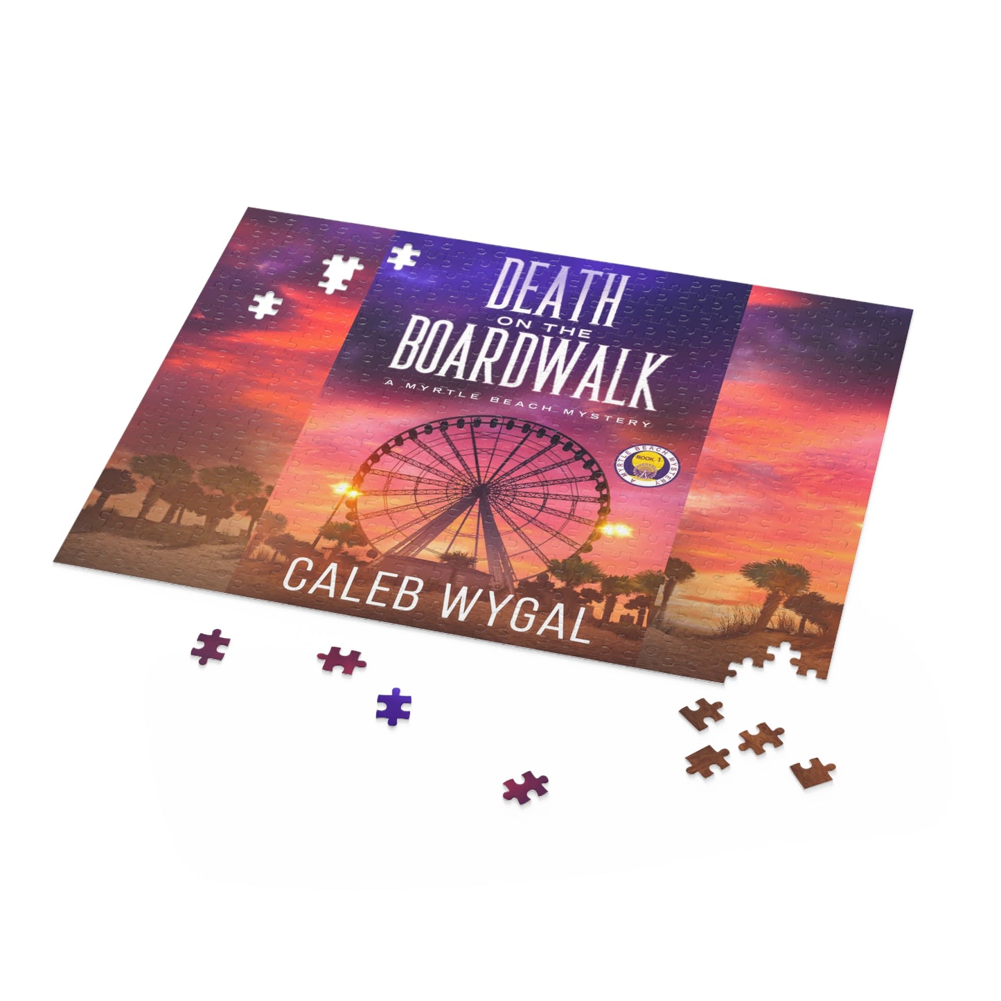 Death on the Boardwalk Cover Puzzle (120, 252, 500-Piece)