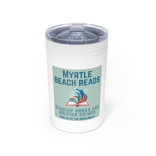 Myrtle Beach Reads Tumbler - Perfect for Book Lovers, Beaches, Reading by the Water, Gifts for Readers, Travel Mug, Summer Vibes