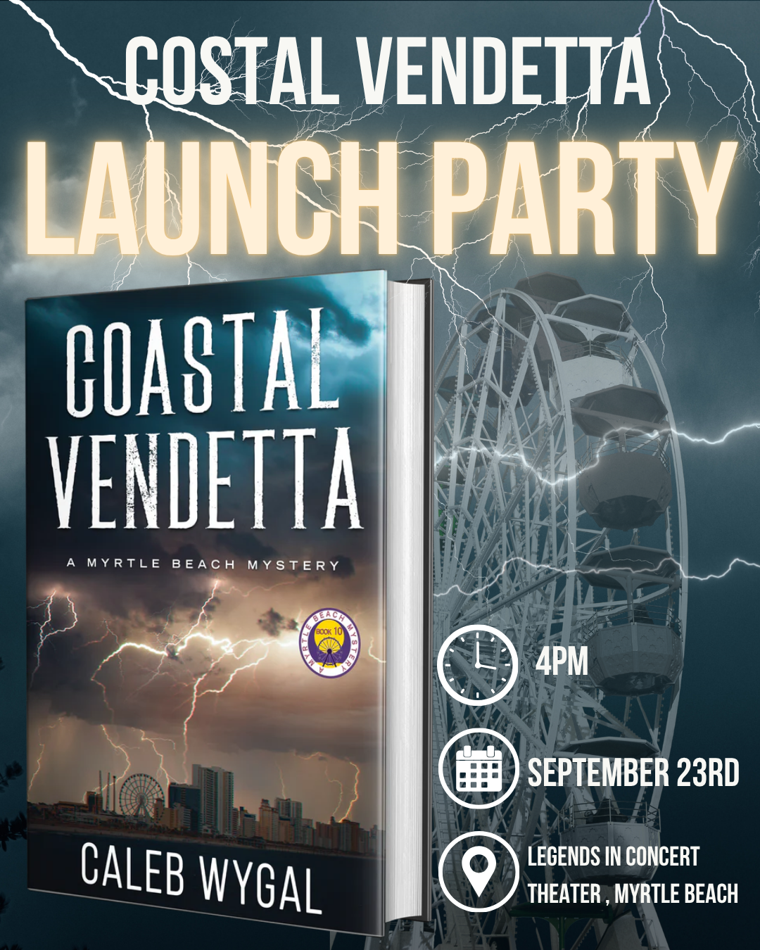 Coastal Vendetta Launch Party Tickets